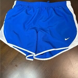 Nike Kids Blue and White Shorts
